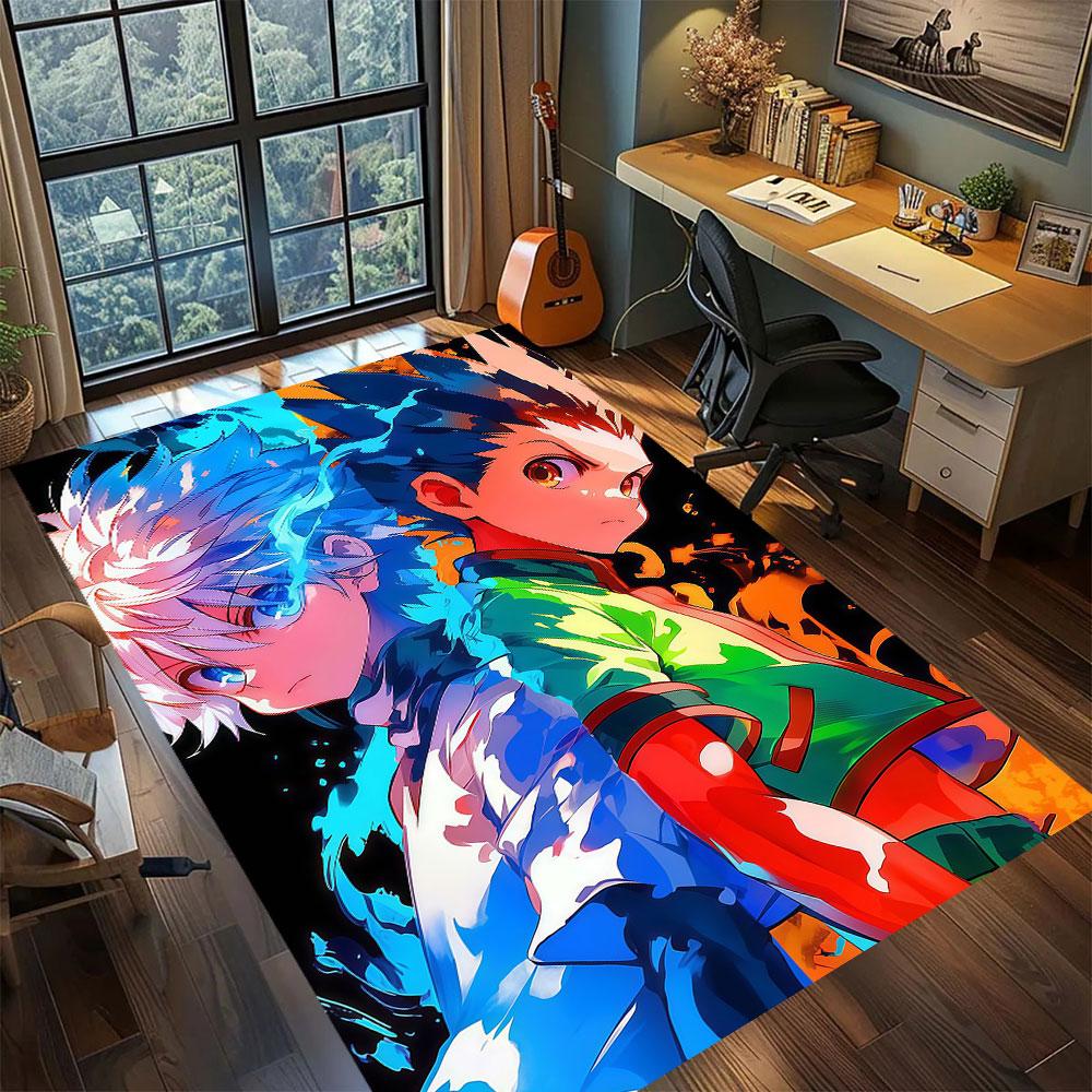 

Hunter anime character Carpet for Living Room Bedroom Home Decor Cool Movie Mat Play Floor Mat 60x90cm