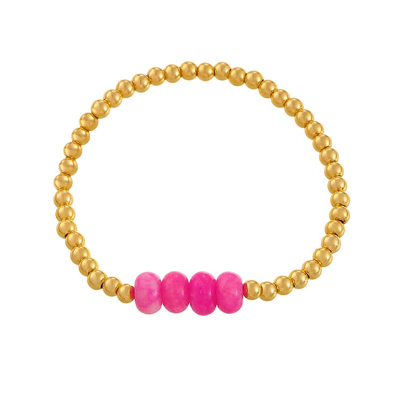 Colorful Natural Stone Beaded Bracelet - New Fashion Design, Multiple Piece Options