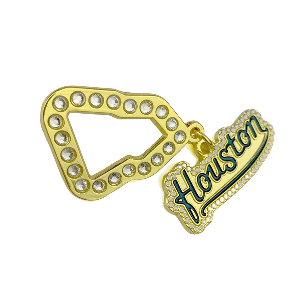 Roztomilá kovová smaltovaná brož, personalizované ozdoby na klobouk, odznak ze slitiny a smaltu na baseballové čepice pro milovníky módy