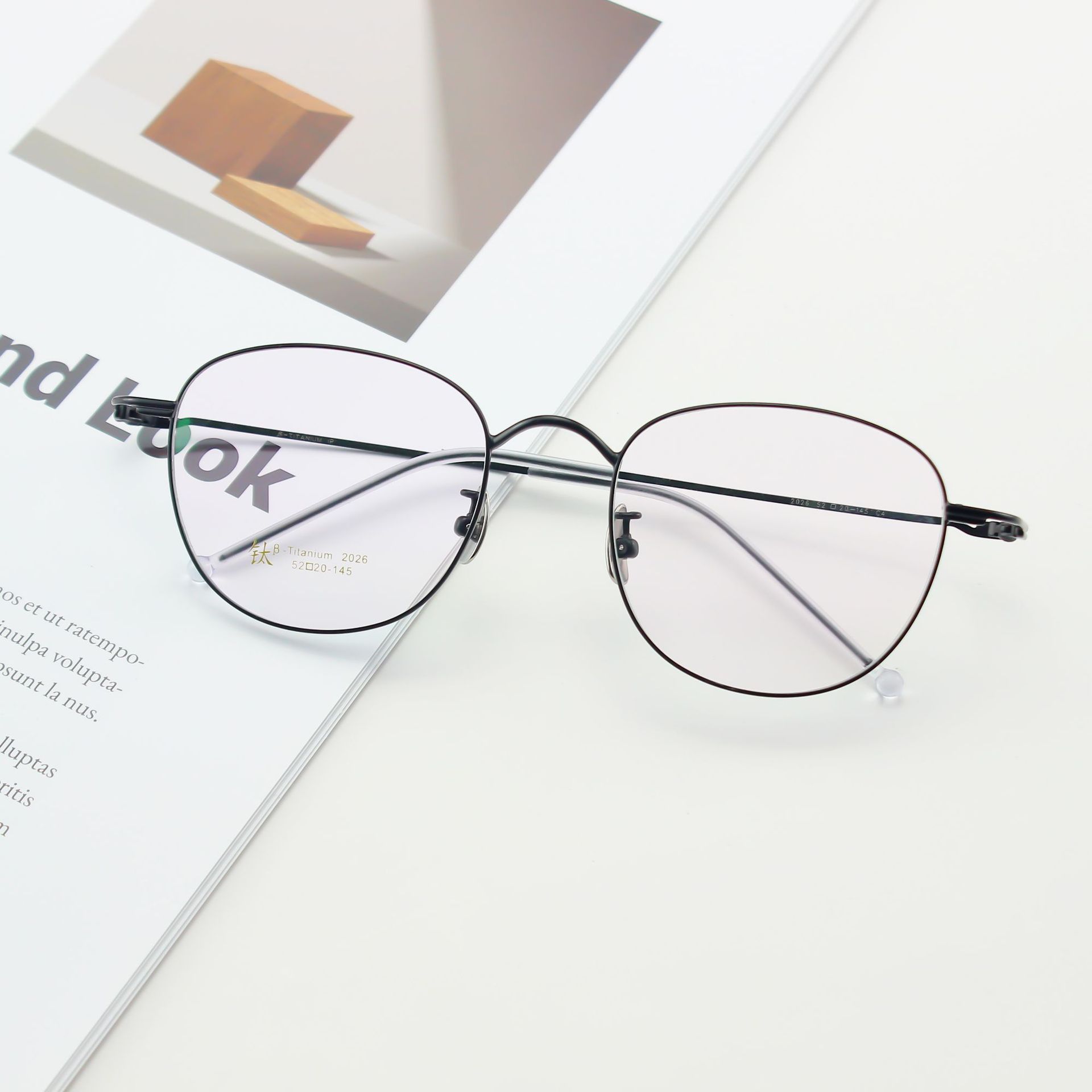 

Литературная ретро титановая оправа, женские очки в полной оправе, Интернет-знаменитости, маленькая круглая оправа для очков в японском стиле