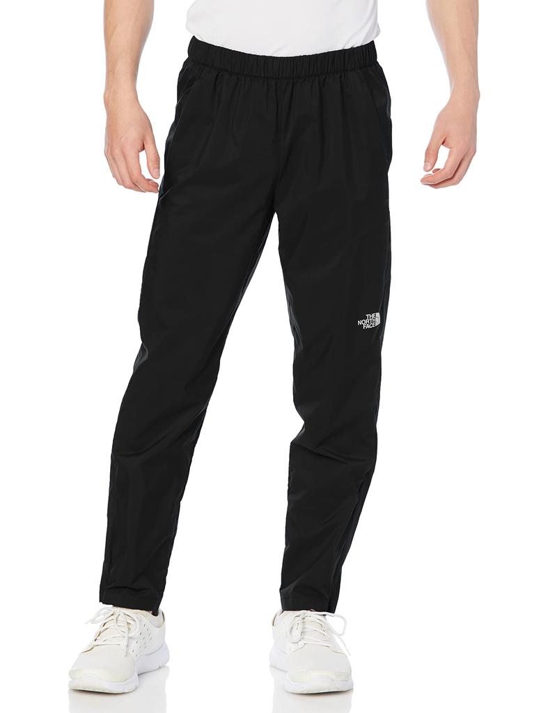 The North Face Swallowtail Vent Long Size M Pants, Men's, NB32285, Water-Repellent, Lightweight, Windproof, Black,