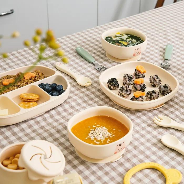 Dotram Silicone Absorbent Tableware Series 4 Types