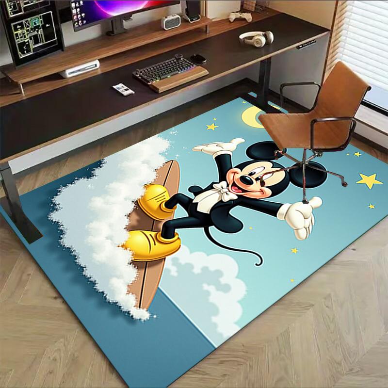 Mickey Mouse Dreams Carpet For Playroom Bedroom Living Room Sofa Home Decorkids Game Area Rug Nonslip Floor Mat