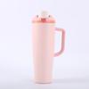 40oz Tumbler with Handle 304 Stainless Steel Vacuum Insulated Cup Portable Outdoor Sports Travel Thermal Mug