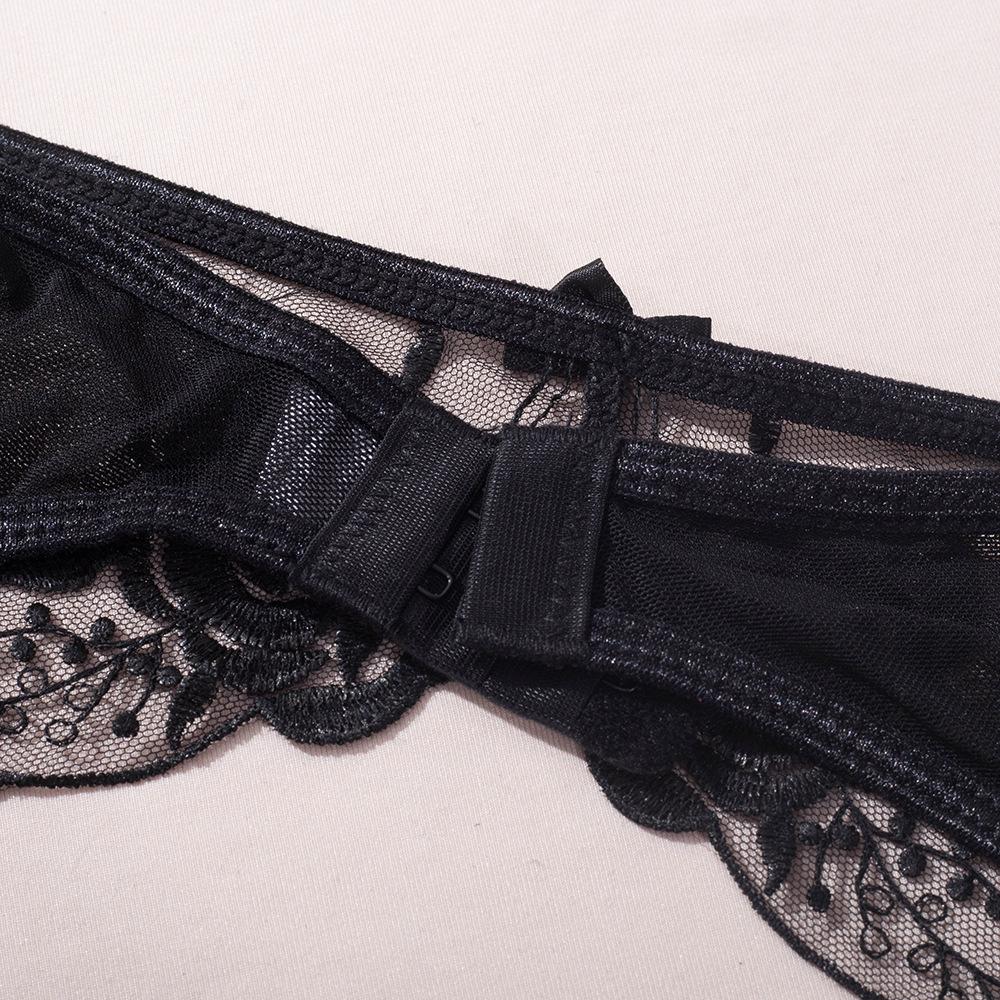 Sexy Erotic Lingerie Women Bra And Panty Garters 3pcs See Through Lingerie Sets Sexy Women's Underwear Set Female Sexy Costumes