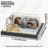 MOOXI Space Wars Movie Throne Military Conference Room Scenario Model Building Block DIY Diorama Bricks For Kids Montessori Toys