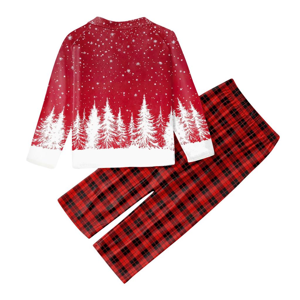 Passende Familiensets mit Weihnachtsmotiven, Langarmshirts und Hosen