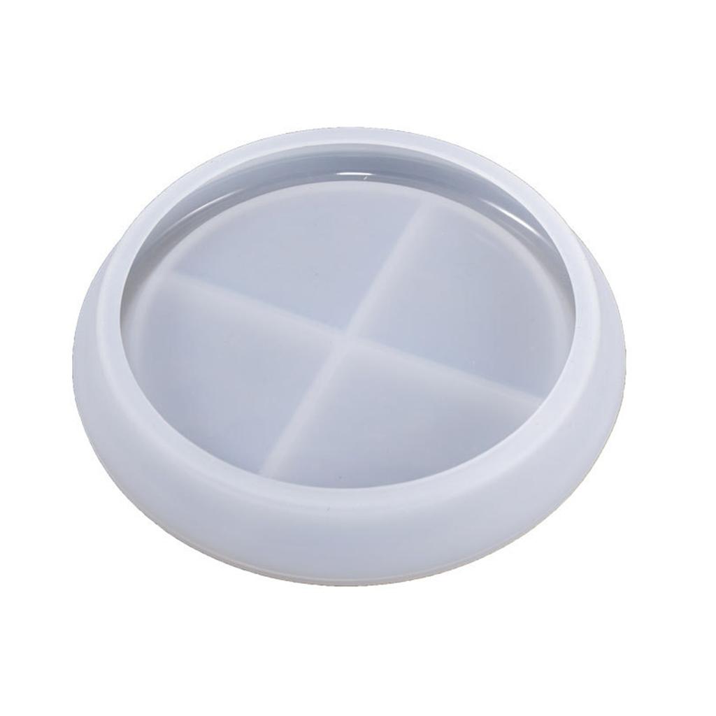 Plaster Soap Casting Epoxy Mould Coaster Mold Mug Pad Tray Resin Casting Mold 1
