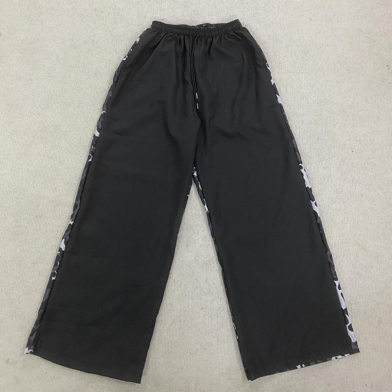 

Европейские и американские Y2K осенние и зимние комбинированные свободные повседневные уличные штаны с индивидуальностью, темный готический стиль, хип-хоп S чёрный