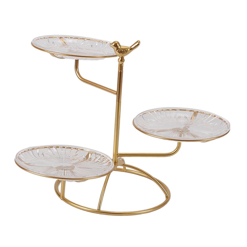 3 Tier Serving Tray Cookie Trays Display Stand Round Cupcake Cake Cooking