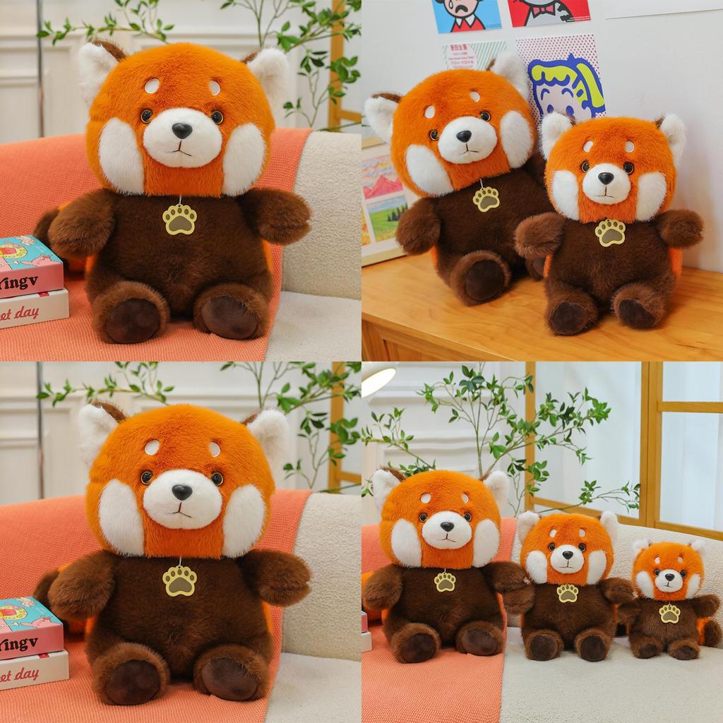 Adorable Plush Raccoon Doll Soft Stuffed Animal Toy Perfect For Kids Birthday Gifts
