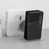 2 Pcs L-Shaped Transparent Book Ends Fall-resistant Acrylic Book Ends Clear Acrylic Bookends for Shelves Organizer