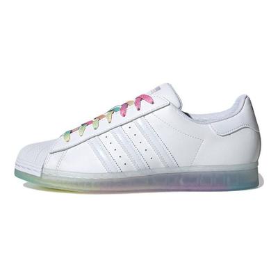 Superstar Λευκά Αθλητικά Παπούτσια Unisex με Σόλα Ουράνιο Τόξο Νεφο-Λευκά GW9682