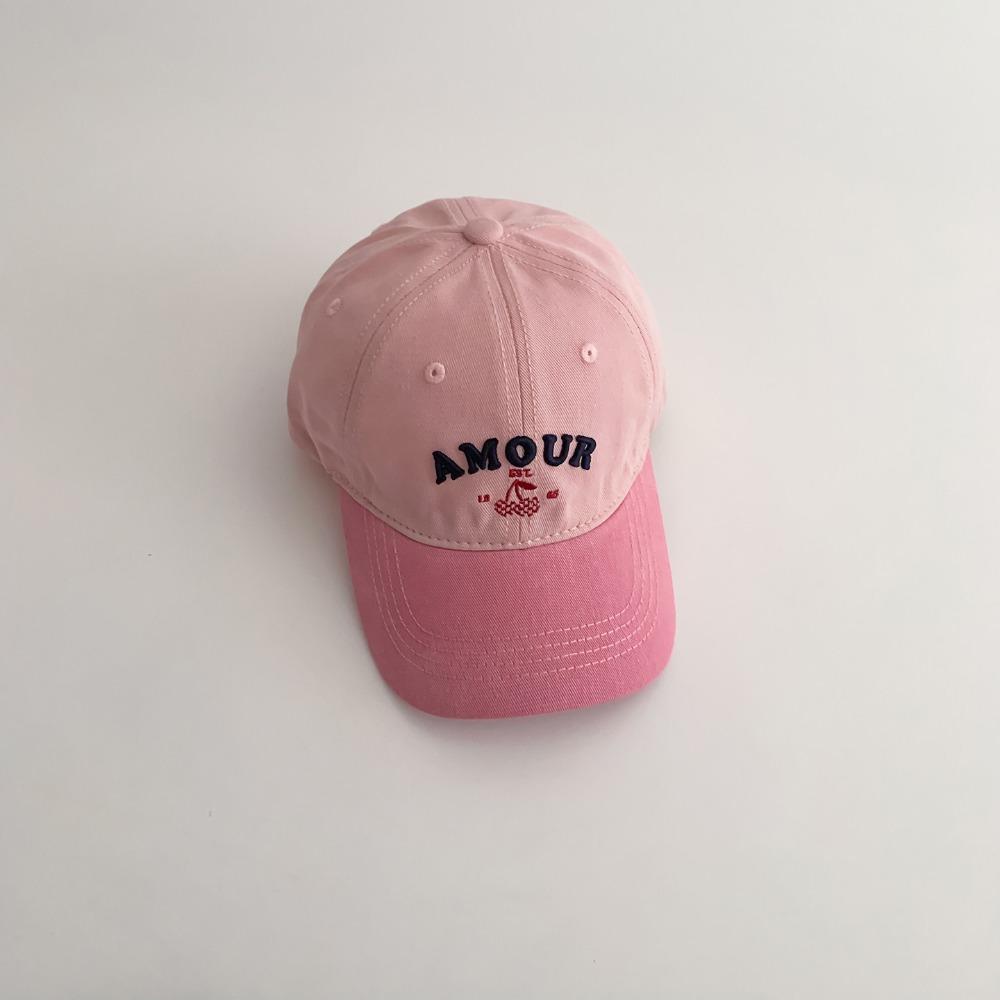Multicolor Children Baseball Cap Letter Embroidered Sun Hat Duck Tongue Hat Outdoor Activities