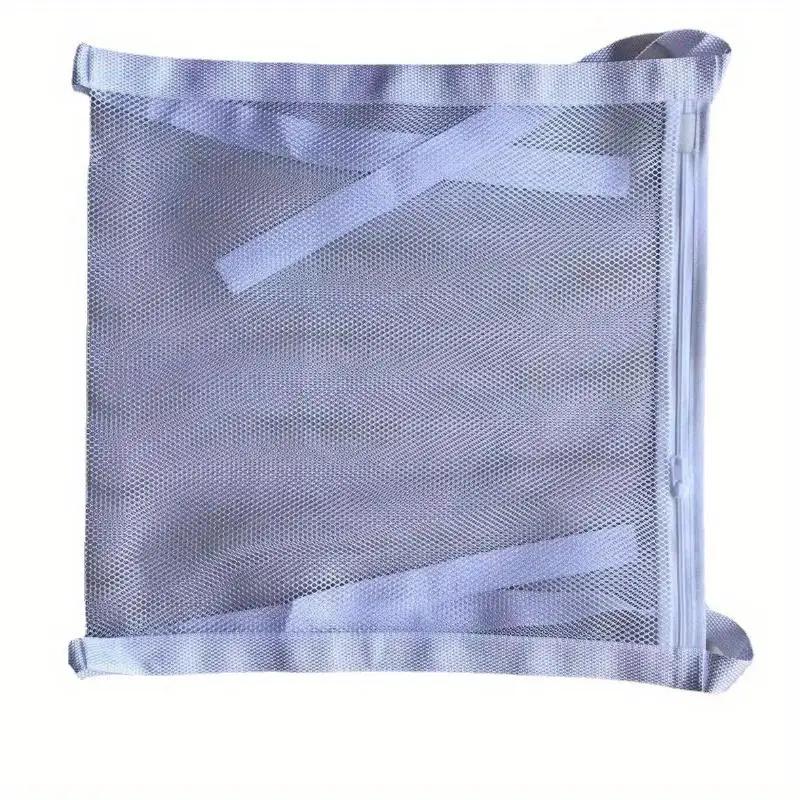 

1 шт. Мешок для стирки с эластичным ремешком, Прочная ткань, Специальный мешок для машинной стирки обуви, одежды и белья, Домашняя организация белый