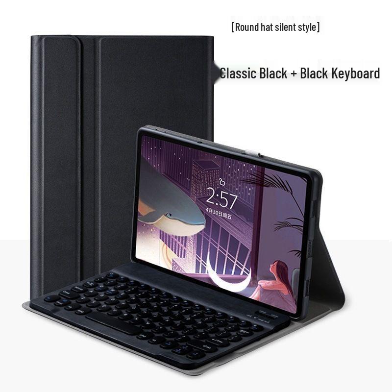 2021 iPad Pro 11 Bluetooth Keyboard Case: Round Keycap, Detachable Magnetic Apple Magic Shell for Air4