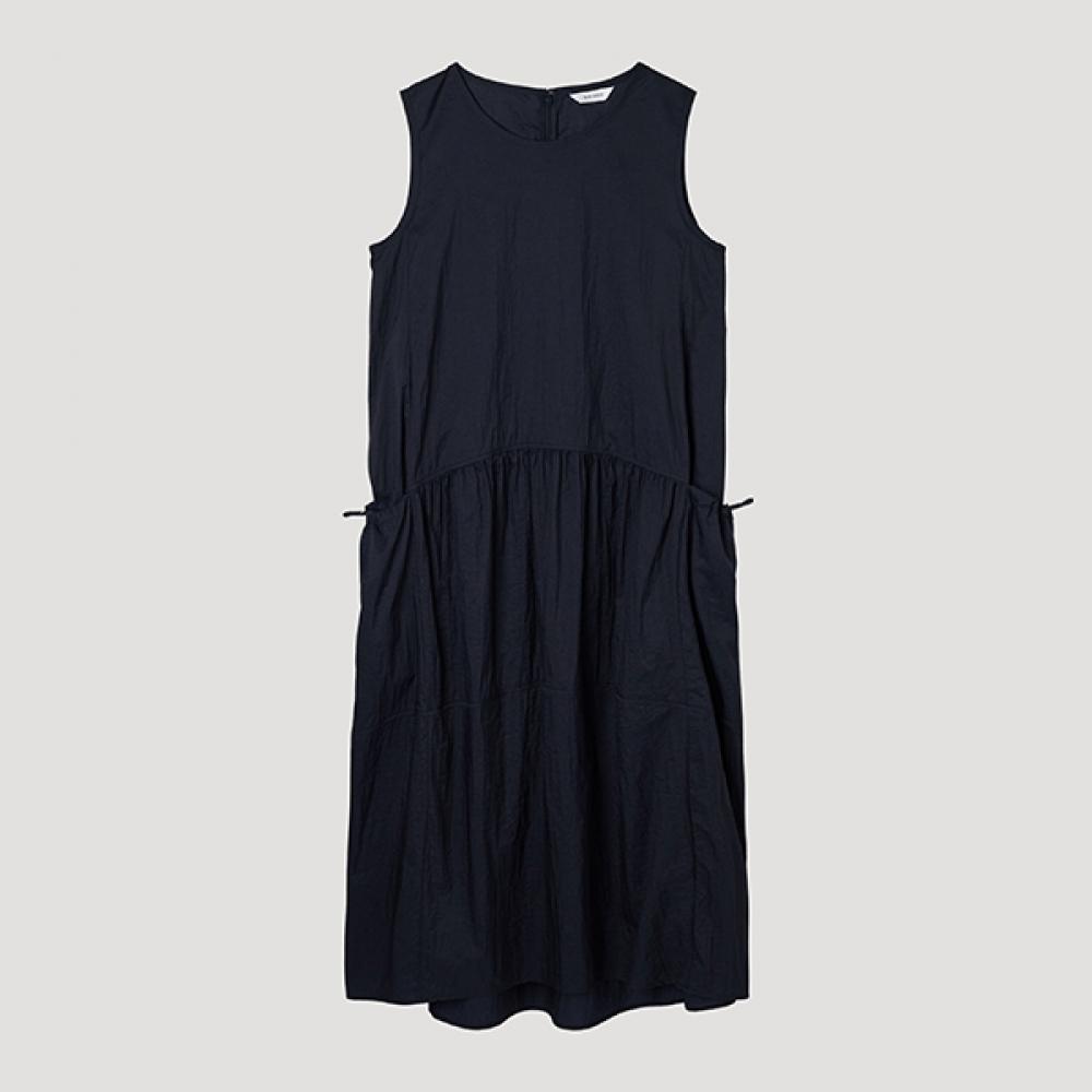 

[She S misS] Платье без рукавов с расклешенной юбкой и сборками Swwopp22160 Dn DARK NAVY/55