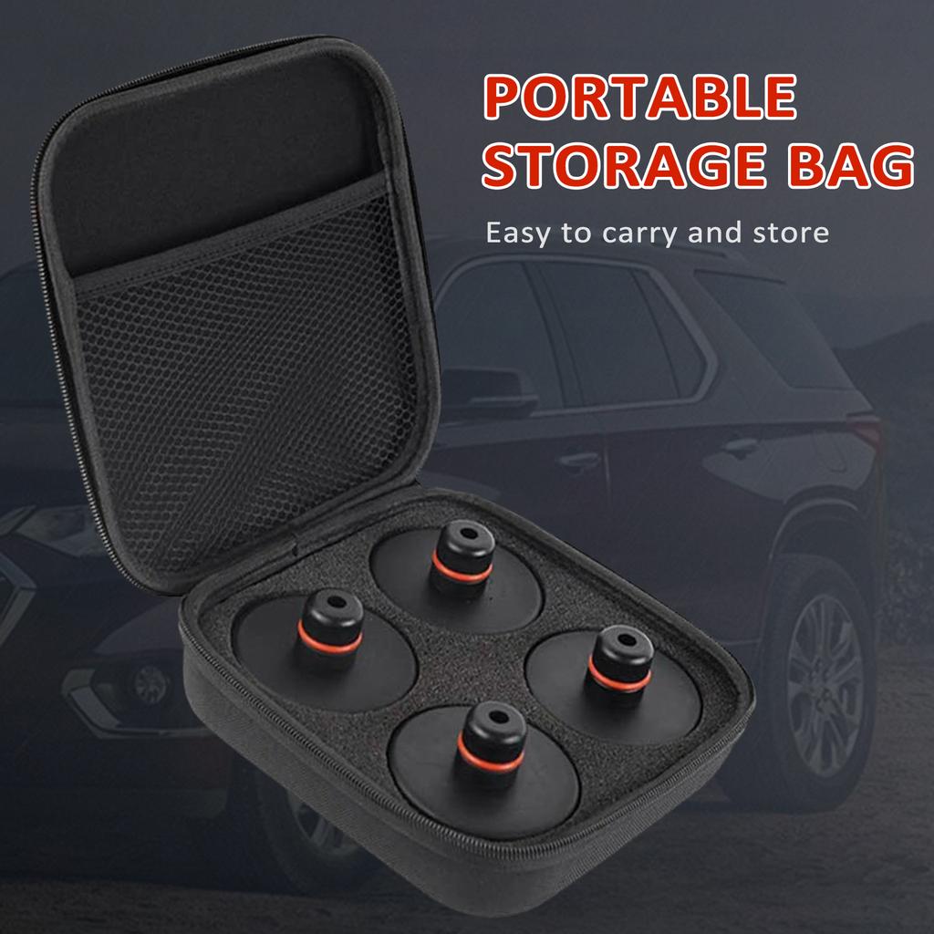 Tampoane de ridicare de înlocuire pentru Tesla Model 3SXY, pachet de 4 tampoane din cauciuc cu carcasă de depozitare,