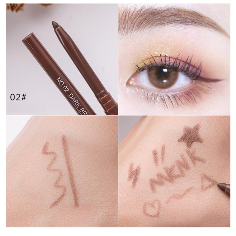 Ultra-fine Liquid Lying Silkworm Eyelash Pen Brown Gray Matte Eyeliner Pencil Smooth Lasting Eye Shadow Highlighter Stick Makeup
