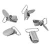 20pcs Silver Metal Duckbill Buckle Plastic Gripping Teeth Adjustable Fastener  Accessory