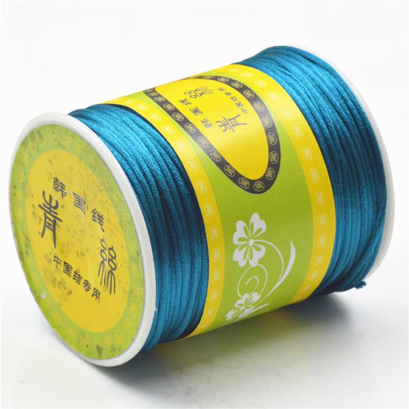 Line 7, Chinese Knot Silk Red Thread, Woven Bracelet Thread, 80 Meters Per Roll