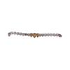 Korean Style Cubic Zirconia Line Buckle Bracelet: Minimalist, Luxurious, Versatile Women's Jewelry.