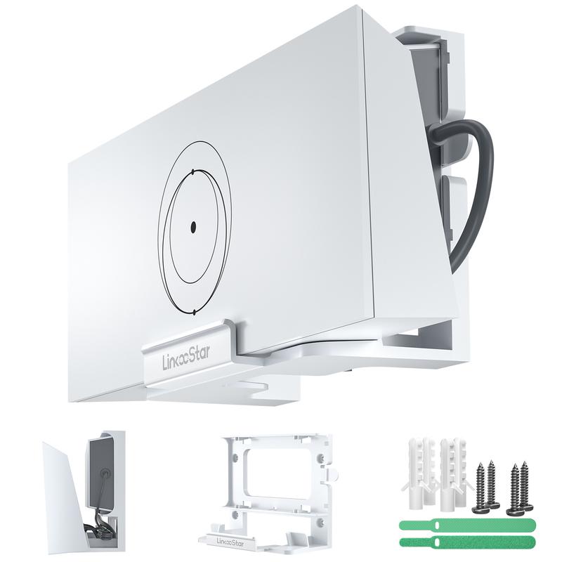 Wall Mounting Bracket Wall&Roof Installation Metal Kit Router Mounting Kit for StarLink Gen3 V4 Router Power Wireless Wifi Rack