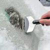 1PC Stainless steel snow shovel for automobiles, winter ice scraping tool that does not damage glass snow brush