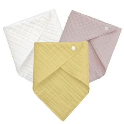 Kkumdubu Mädchen-Dreifach-Gaze-Schal-Lätzchen, 3-teiliges Set, koreanische Babyprodukte