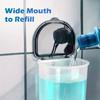 2pcs Wall-mounted , 21oz Dispenser, Space Saving Mouthwash Dispenser Holder, Mouthwash Container Fo