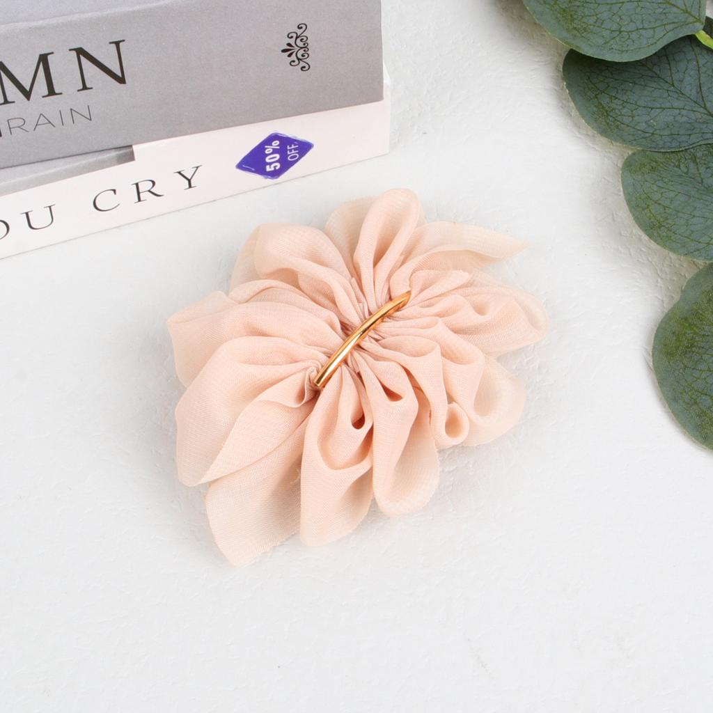 Fashion Chiffon Hair Bows with Clips Women 5.3'' Hair Bows Barrettes Girls Hair Clips Hairpins Ponytail Holder Hair Accessories