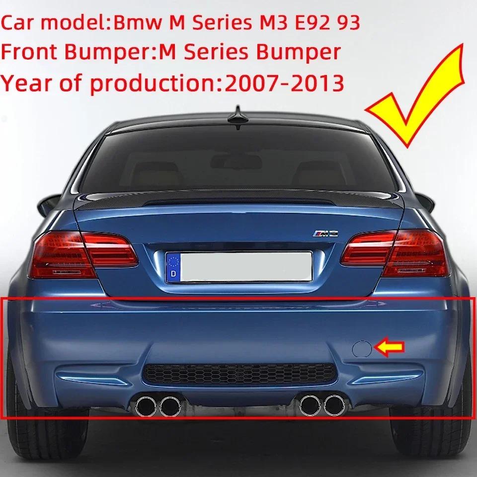 Auto Front / Heck Stoßstange Abschlepphaken Abdeckkappe Für Bmw M3 2007-2013 E90 E92 E93 #51127891280 51128046676 51118043981 Abschleppdeckel