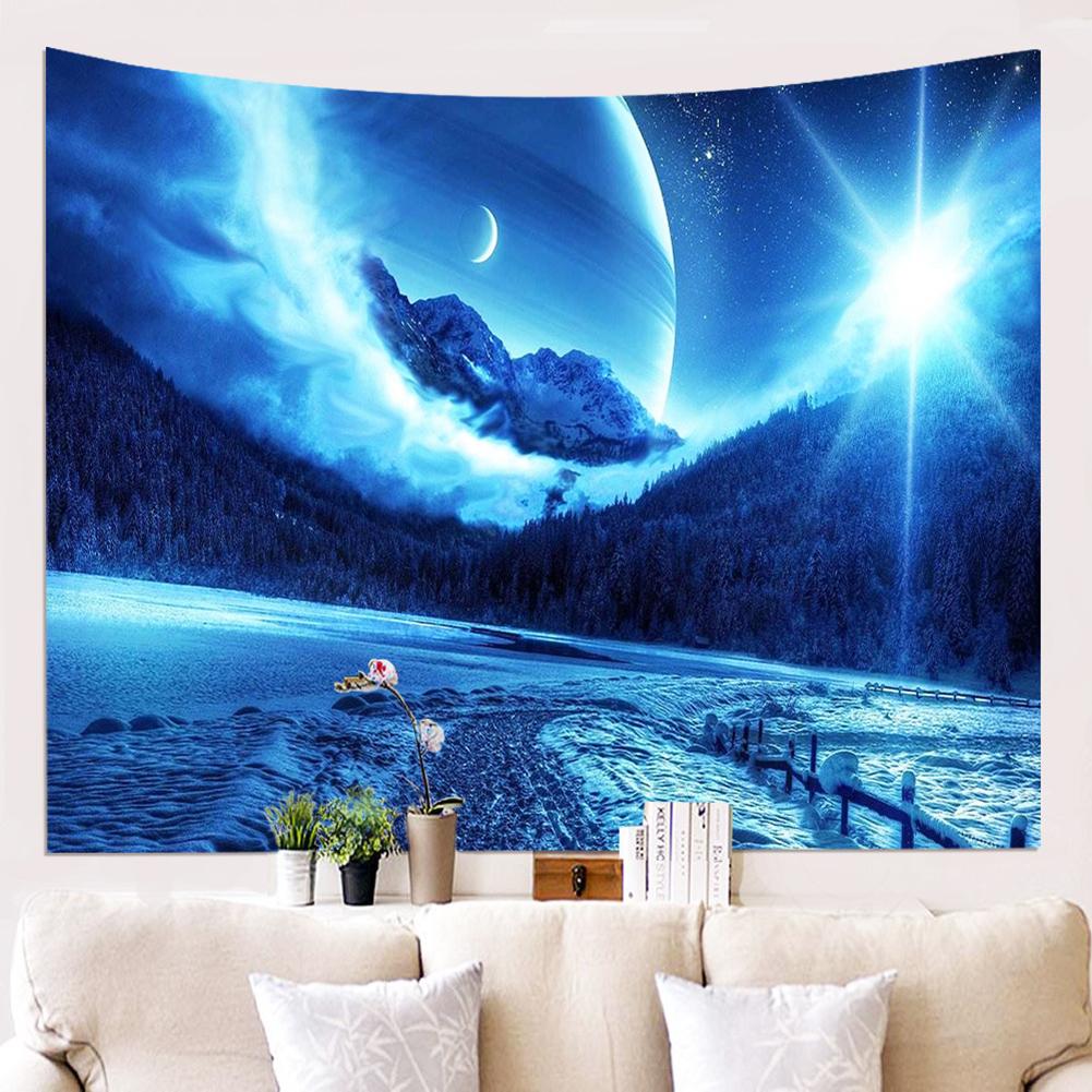 Magical Starry Sky Background Tapestry Mysterious Painting Wall Decoration Blanket Hanging Cloth Picnic Blankets Beach Towels