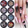 Glitter Strass Nail Art Pailletten Patch gemischt Maniküre Dekoration