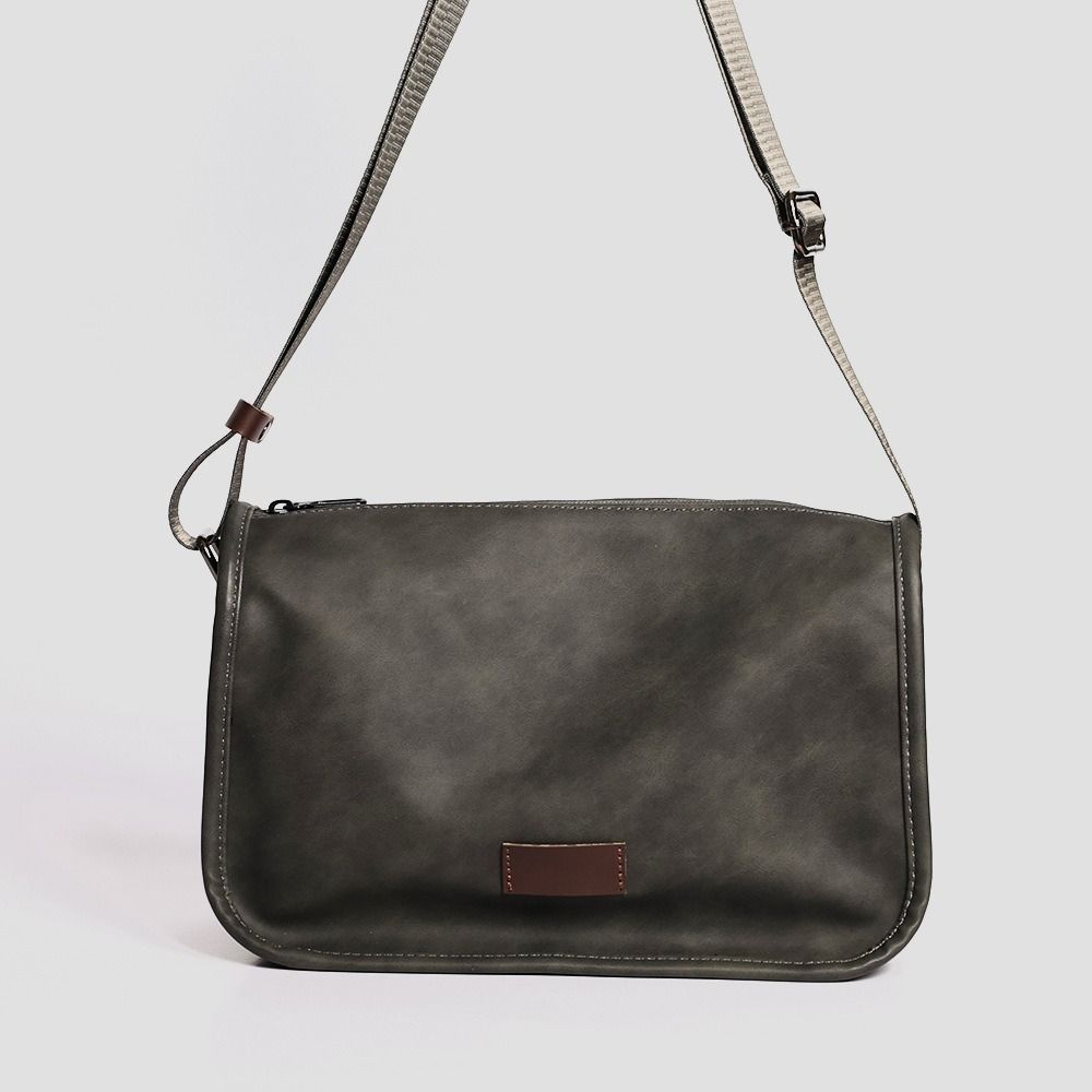 Dull Polish Shoulder Belt Bags Waterproof Single-shoulder Bag High Quality Male Shoulder Bag  Men