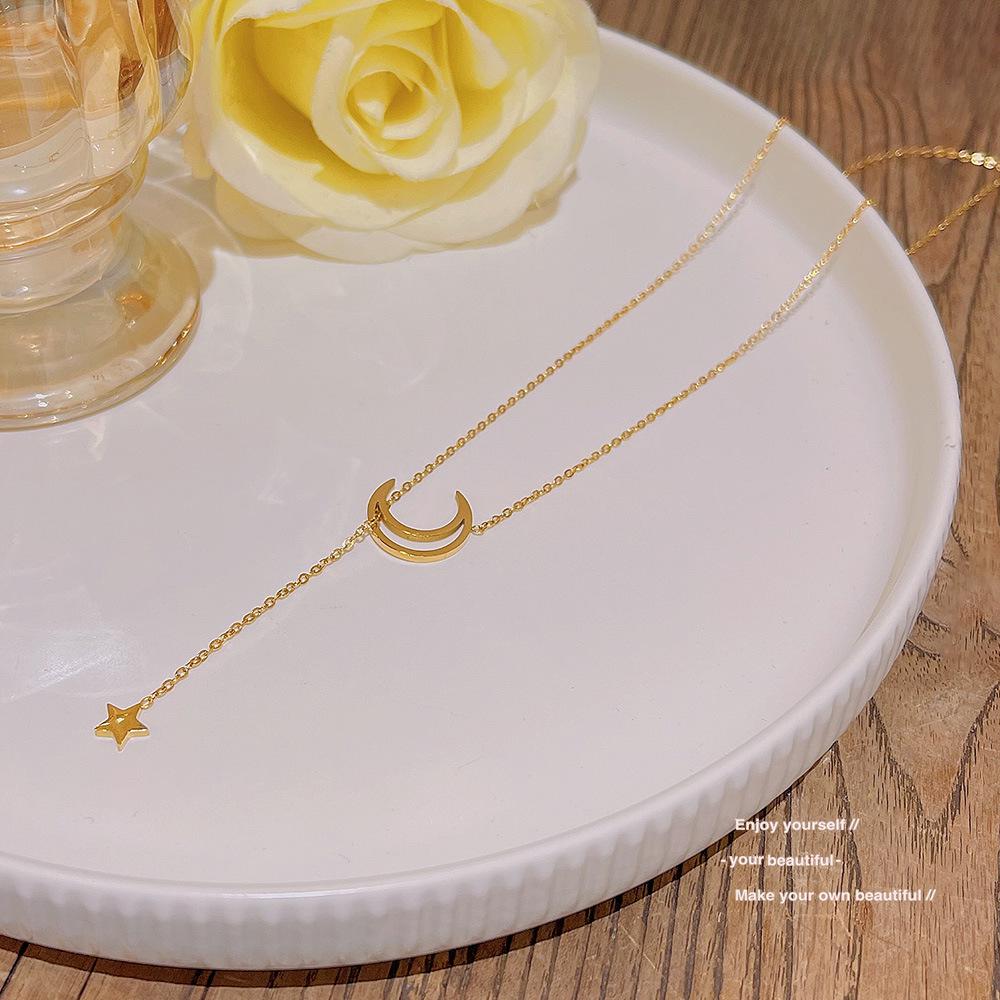 2025 Luxury Titanium-Clad Women's Summer Necklace - Non-Fading, High-End Design