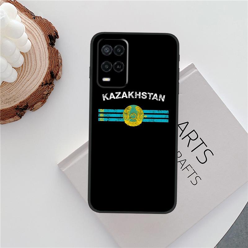 

Kazakhstan Flag Art Case For Oppo A18 A38 A58 A78 A98 A79 A40 A60 A80 A16 A76 A96 A15 A74 A94 A54 A77 A17 Cover OPPO A74 4G
