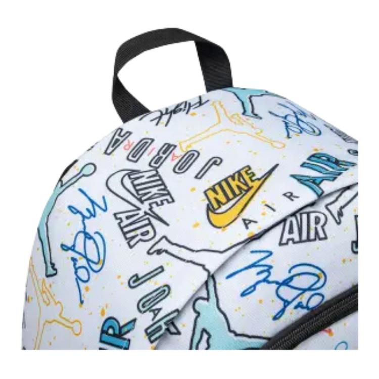 Jordan Bunter Graffiti-Print Rucksack Großer Unisex-Rucksack Weiß JD2533200AD-005