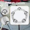 Drum Set Tambourine Cymbal Accessory Replacement Effect Sturdy Crisp Sound Percussion