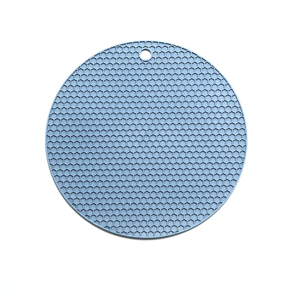 Silicone Honeycomb Heat-Resistant Non-Slip Pot Mat - Easy Clean & Anti-Scalding Placemat.