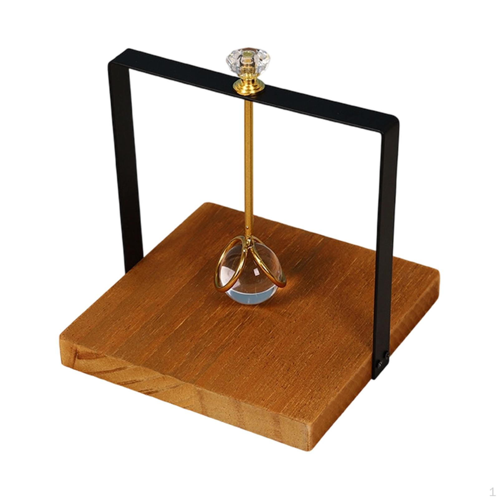 

Decorative Napkin Holder in Solid Wood And Metal, Tabletop Dispenser with Storage Tray, Cocktail чёрный