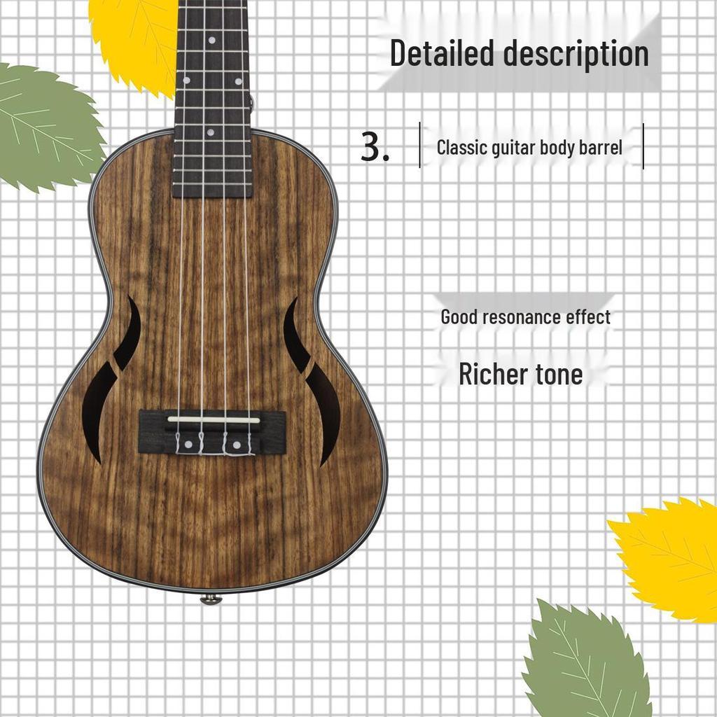 Walnuss Anfänger Ukulele - 23 & 26 Zoll Vier-Saiten Kleine Gitarre
