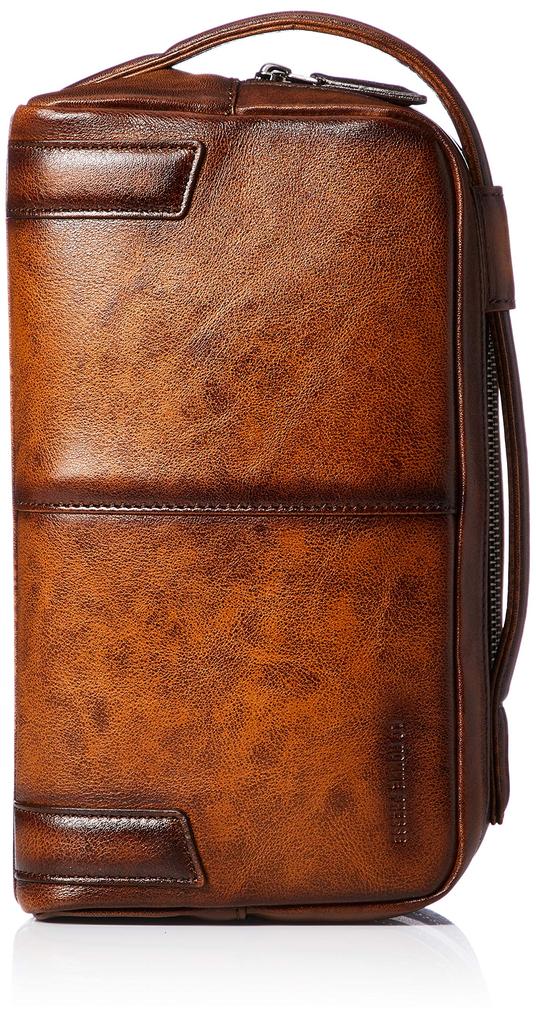 Second Bag Made in Japan Cowhide Archaic 71852 Brown [L'Homme Presse]