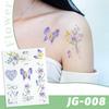 Rikalong Waterproof Cartoon Glitter Tattoo Stickers - Dreamy Gradient Face Designs