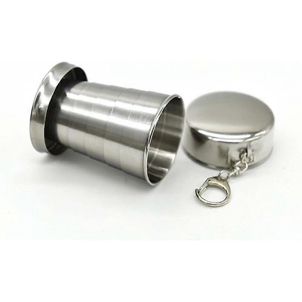 2025 Latest Model 2Pcs 75ML/2.5oz Stainless Steel Collapsible Cup Reusable