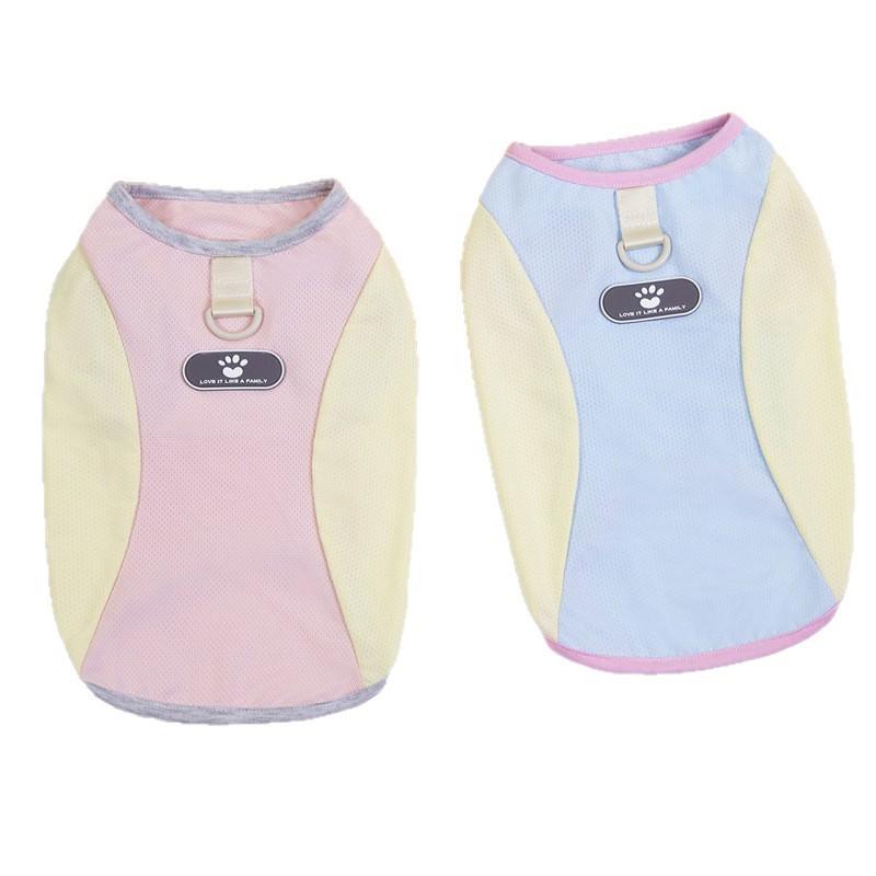 Cold feeling pet small puppy cat vest dog clothes summer