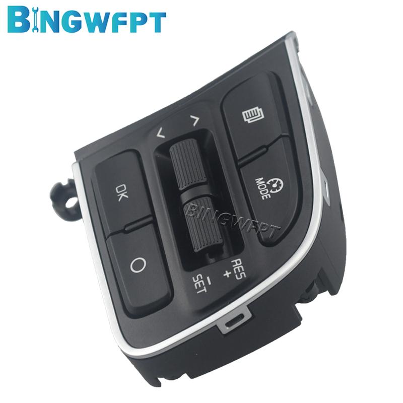High Quality Steering Wheel Button For Kia Sportage QL 2016 2017 2018 2019 Bluetooth Phone Cruise Control Volume