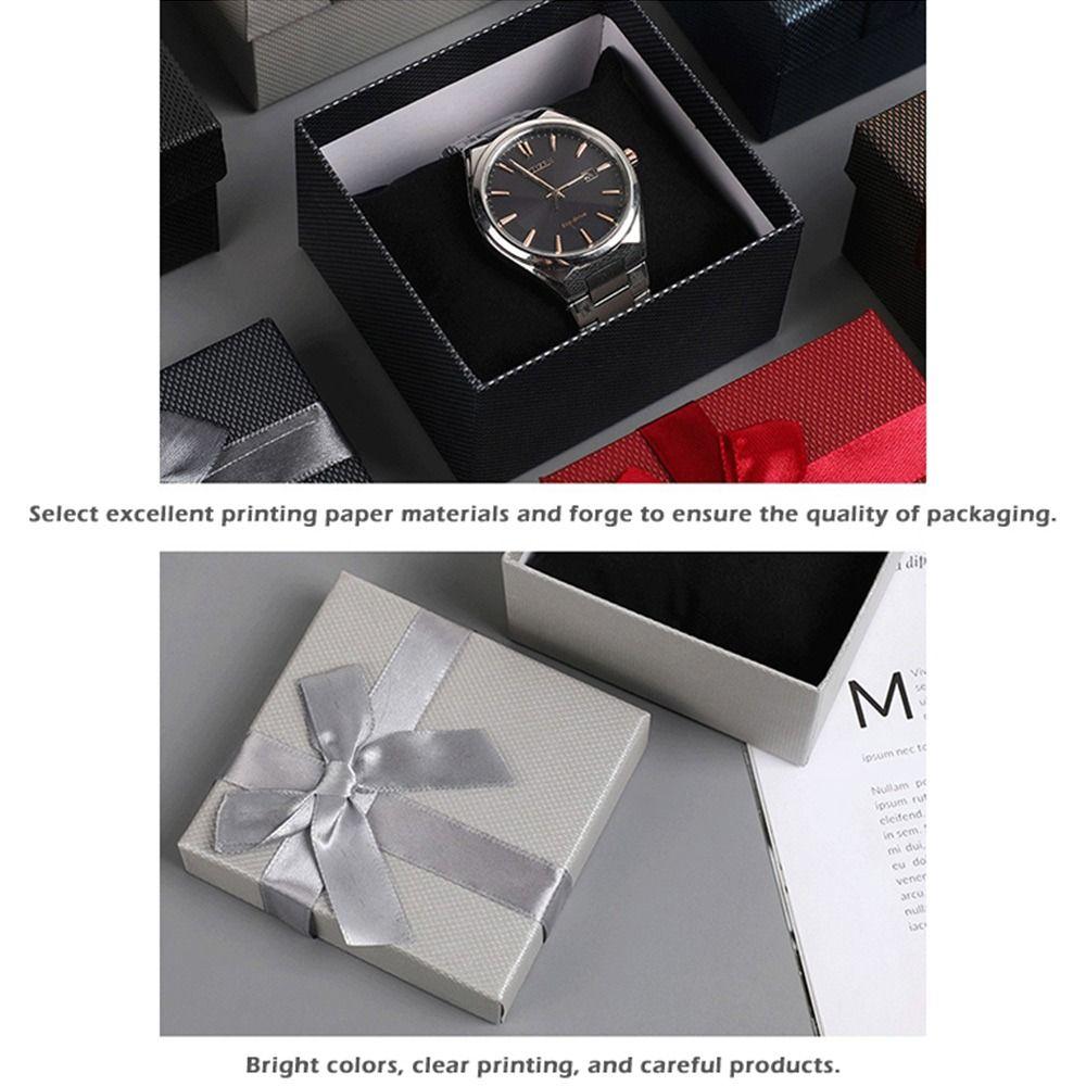 Dustproof Gift Packing Box Bowknot Design Gift Show Case Jewelry Packing Case Gift
