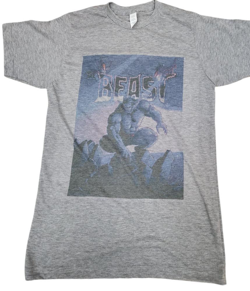 Beast TShirt vintage gray color Marvel Comics  Avengers XMen  Hank McCoy Unisex T-Shirt S