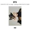 BTS 2016 BTS LIVE On Stage : Epilogue MINI PHOTO CARD Official Photocard